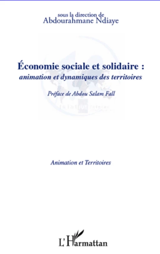 Economie sociale et solidaire - Abdourahmane Ndiaye - Editions L'Harmattan