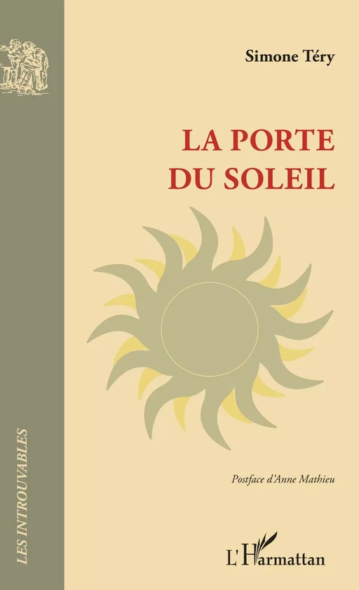 La porte du soleil - Simone Téry, Anne Mathieu - Editions L'Harmattan