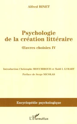 Psychologie de la création littéraire