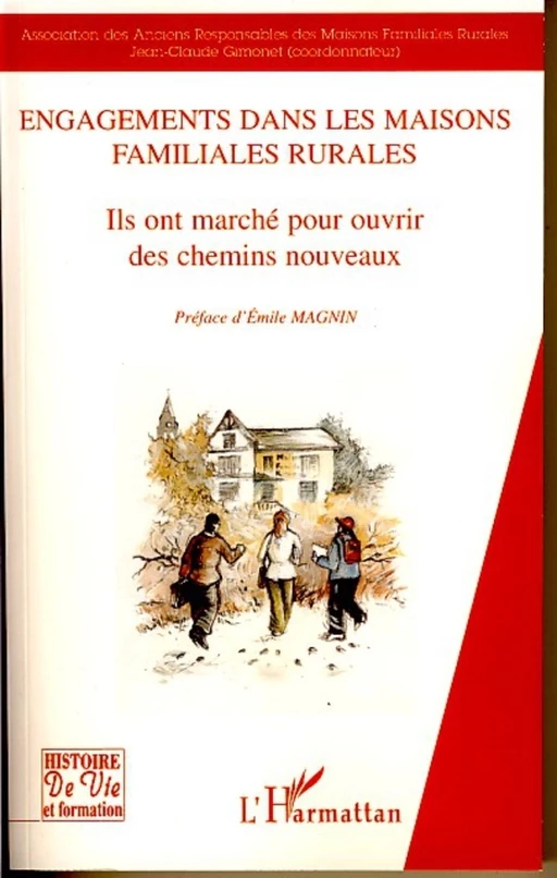 Engagements dans les maisons familiales rurales - Jean-Claude Gimonet - Editions L'Harmattan