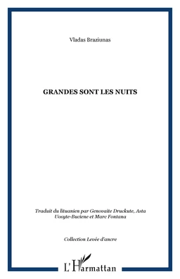 Grandes sont les nuits