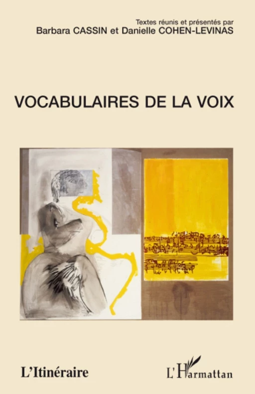 Vocabulaires de la voix -  - Editions L'Harmattan