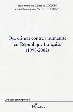 Des crimes contre l'humanité en République française