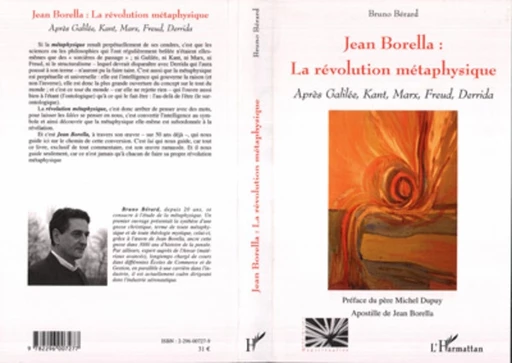 Jean Borella : la révolution métaphysique - Bruno Bérard - Editions L'Harmattan