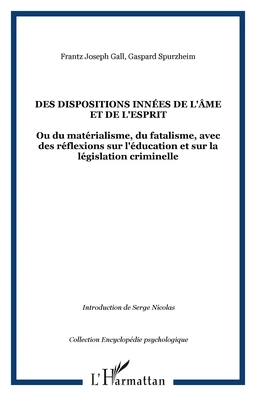 Des dispositions innées de l'âme et de l'esprit