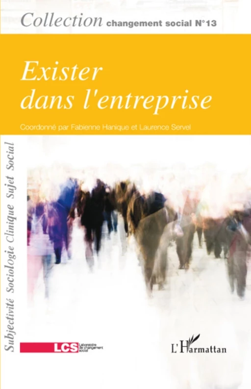 Exister dans l'entreprise -  - Editions L'Harmattan