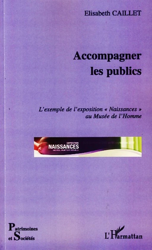 Accompagner les publics - Élisabeth Caillet - Editions L'Harmattan