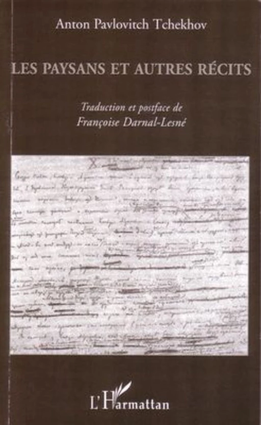 Les paysans et autres récits - Françoise Darnal-Lesné - Editions L'Harmattan