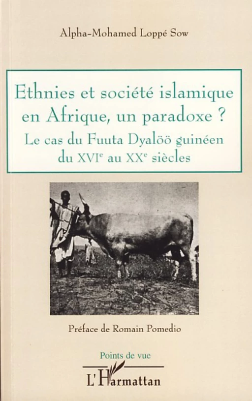 Ethnies et société islamique en Afrique, un paradoxe ? - Alpha-Mohamed Loppe Sow - Editions L'Harmattan