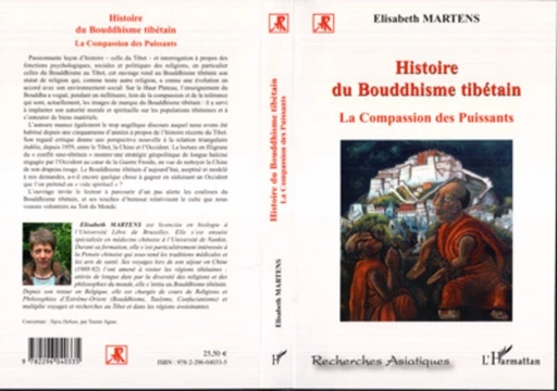 Histoire du bouddhisme tibétain - Elisabeth Martens - Editions L'Harmattan