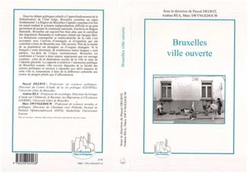 Bruxelles, ville ouverte -  - Editions L'Harmattan