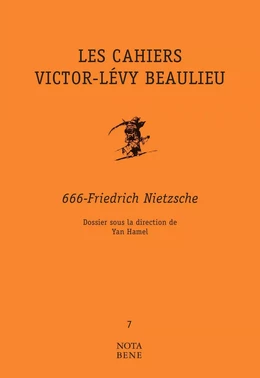 Les Cahiers Victor-Lévy Beaulieu, numéro 7