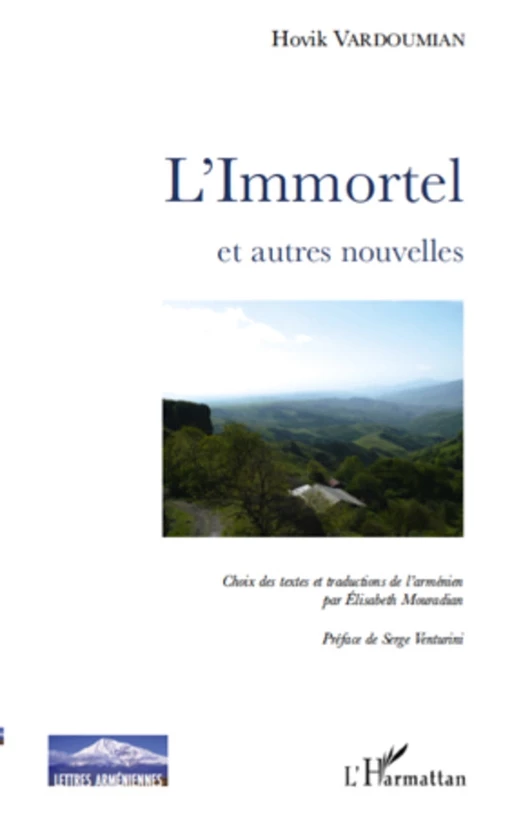 L'Immortel - Hovik VARDOUMIAN - Editions L'Harmattan