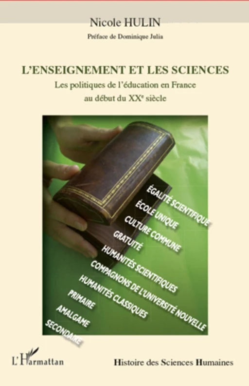 L'enseignement et les sciences - Nicole Hulin - Editions L'Harmattan