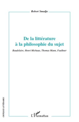 De la littérature à la philosophie du sujet