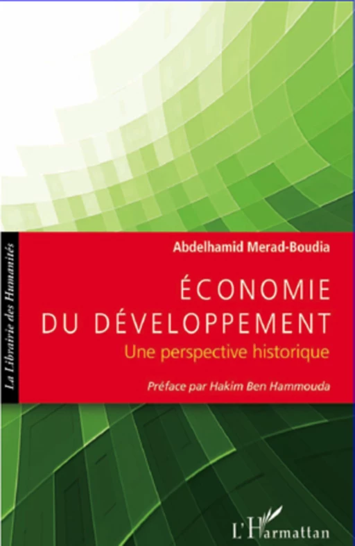 Economie du développement - Abdelhamid Merad-Boudia - Editions L'Harmattan