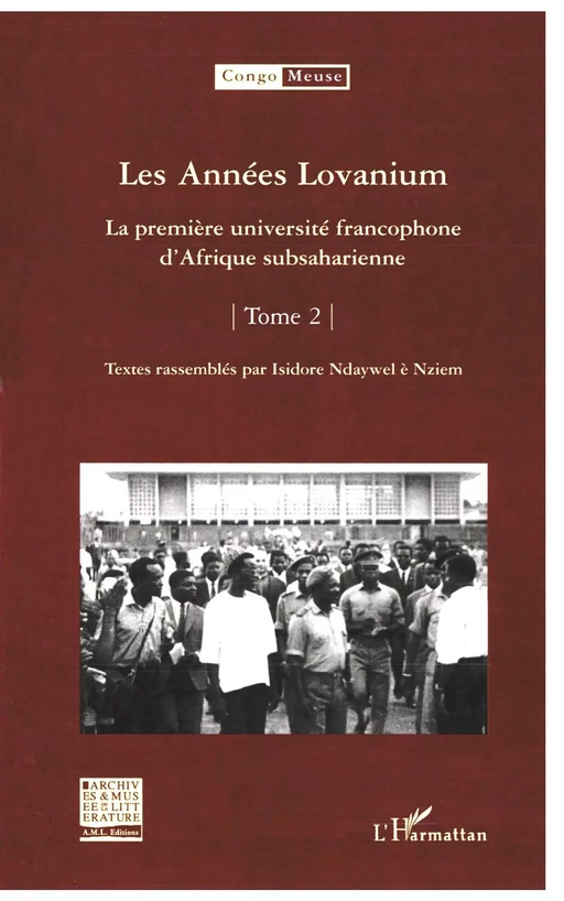 Les Années Lovanium - Isidore Ndaywel E Nziem - Editions L'Harmattan