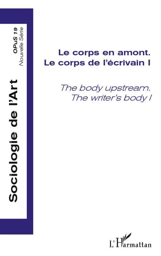 Le corps en amont - Paul Dirkx - Editions L'Harmattan