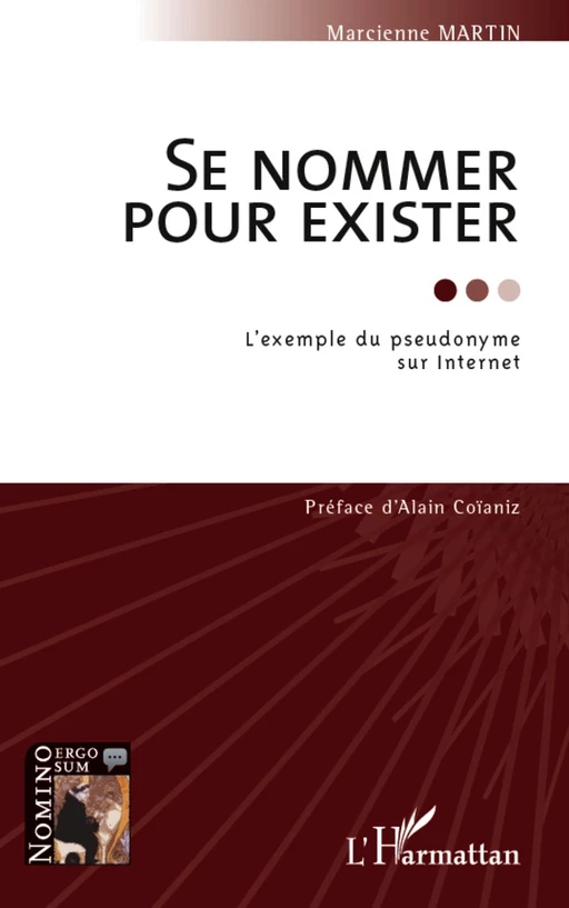 Se nommer pour exister - Marcienne Martin - Editions L'Harmattan