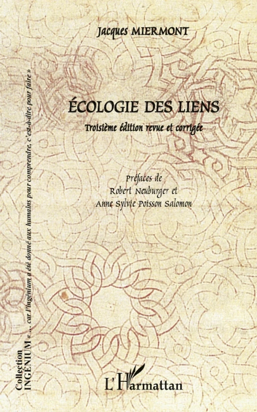 Ecologie des liens - Jacques Miermont - Editions L'Harmattan