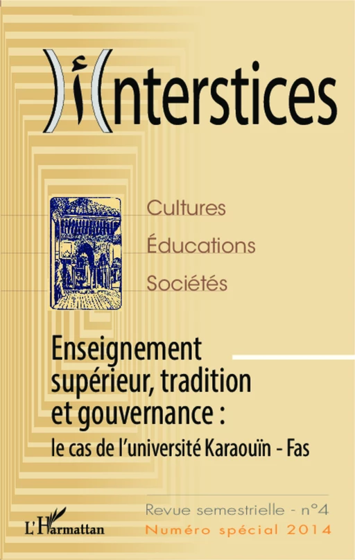 Enseignement supérieur, tradition et gouvernance : - Mohammed Melyani - Editions L'Harmattan