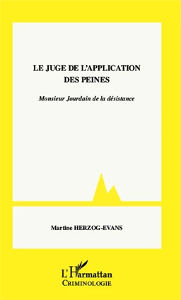 Le juge de l'application des peines