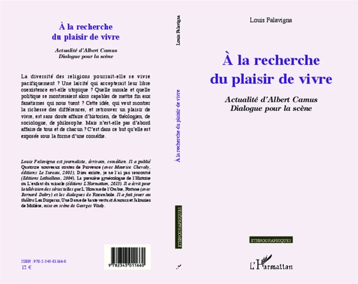 A la recherche du plaisir de vivre - Louis Falavigna - Editions L'Harmattan