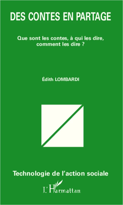 Des contes en partage - Edith Lombardi - Editions L'Harmattan