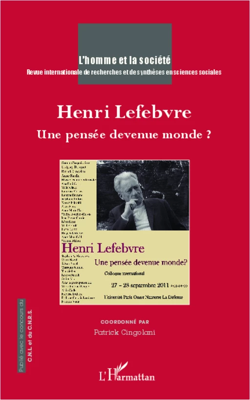 Henri Lefebvre - Jean-Jacques Deldyck - Editions L'Harmattan