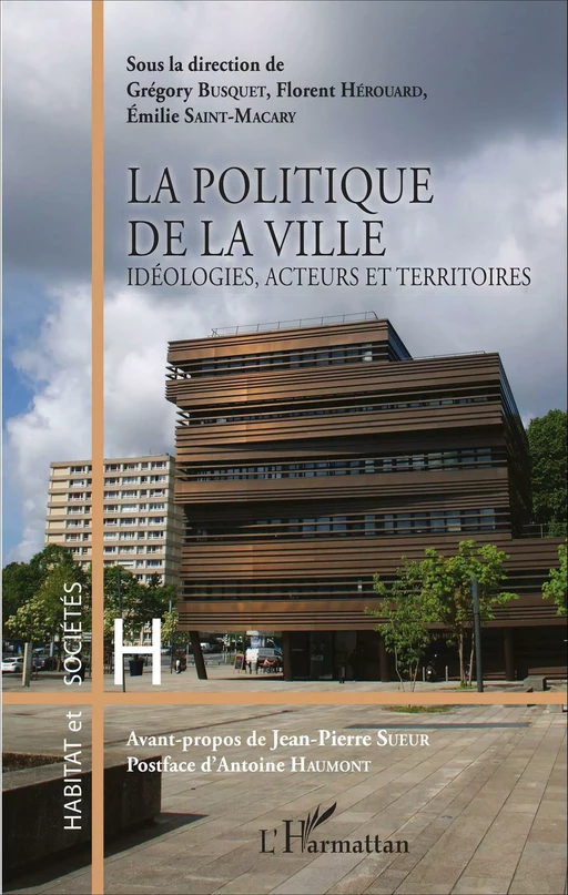 La politique de la ville - Grégory Busquet, Florent Hérouard, Emilie Saint-Macary - Editions L'Harmattan