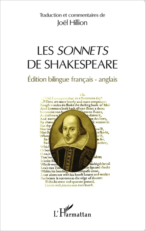 Les sonnets de Shakespeare - Joël Hillion - Editions L'Harmattan