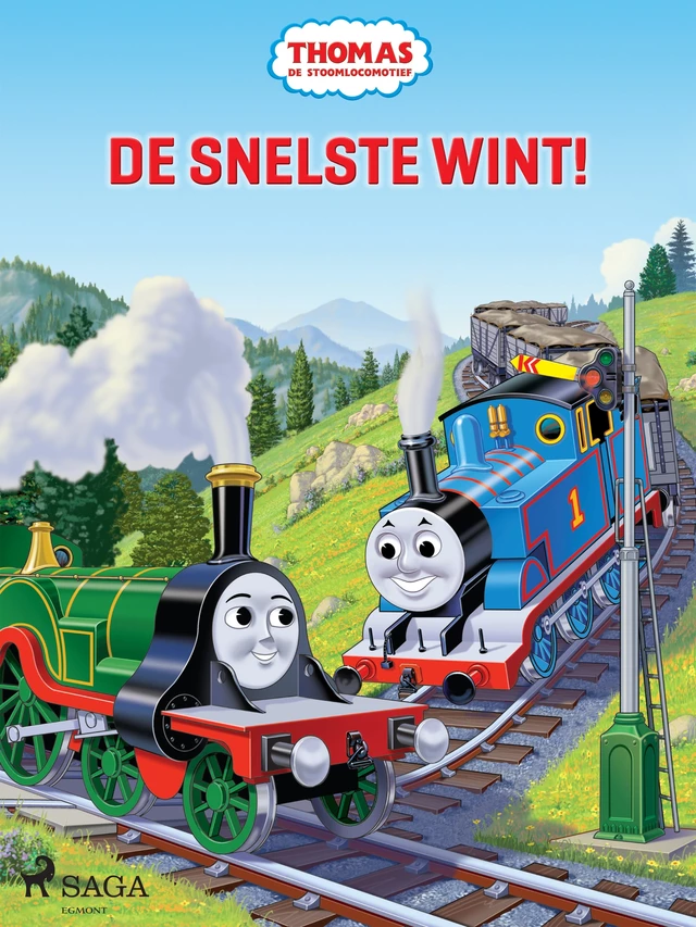 Thomas de Stoomlocomotief - De snelste wint! -  Mattel - Saga Egmont International