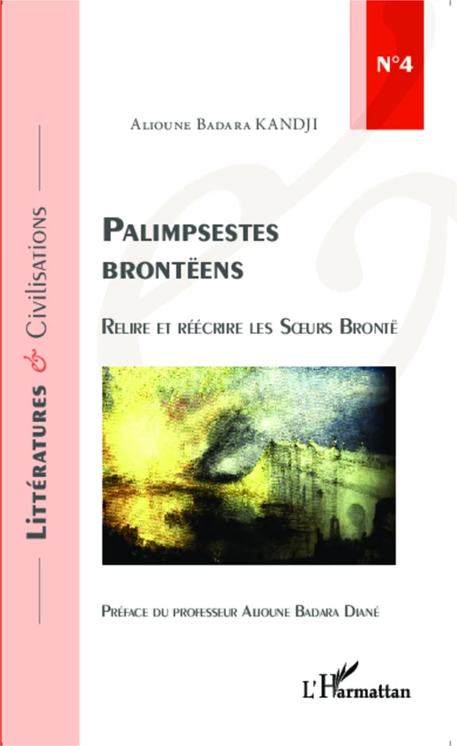 Palimpsestes brontëens -  Badara kandji alioune - Editions L'Harmattan