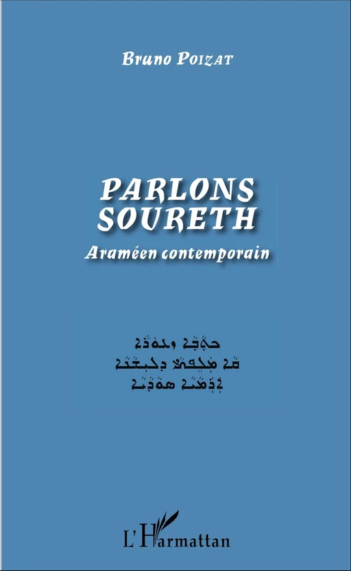 Parlons soureth - Bruno Poizat - Editions L'Harmattan