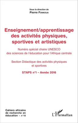 Enseignement / apprentissage des activités physiques, sportives et artistiques