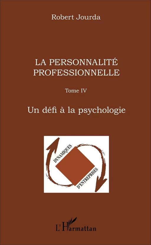 La personnalité professionnelle - Mathieu-Robert Jourda - Editions L'Harmattan