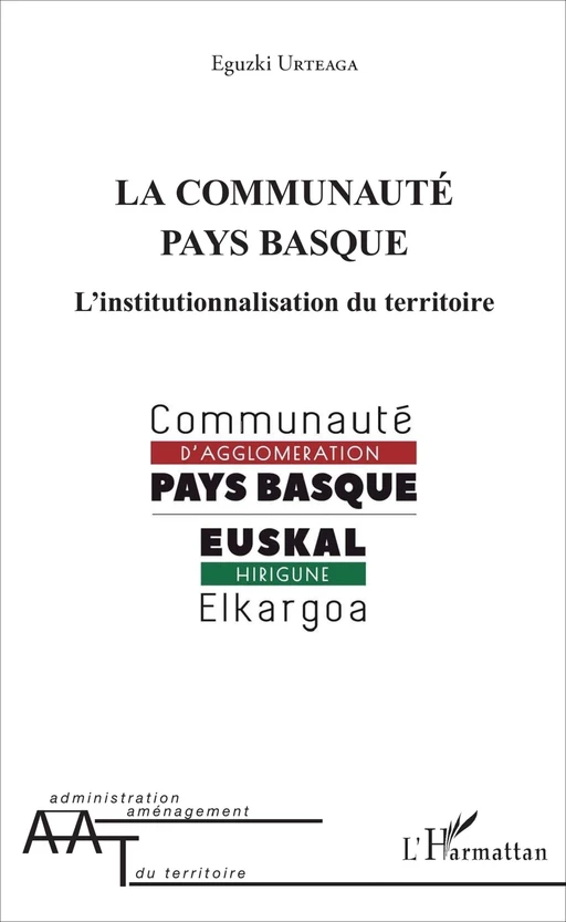 La communauté pays basque - Eguzki Urteaga - Editions L'Harmattan