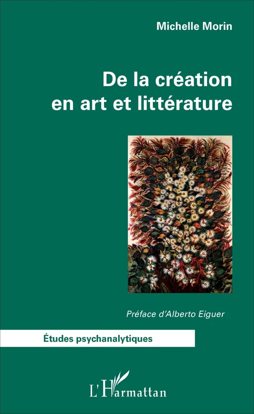 De la création en art et littérature - Michelle Morin - Editions L'Harmattan