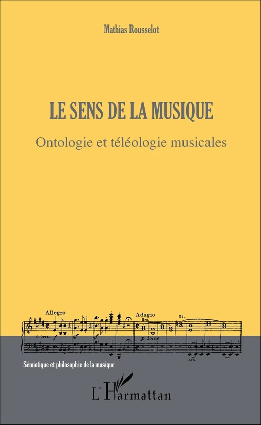 Le sens de la musique - Mathias Rousselot - Editions L'Harmattan