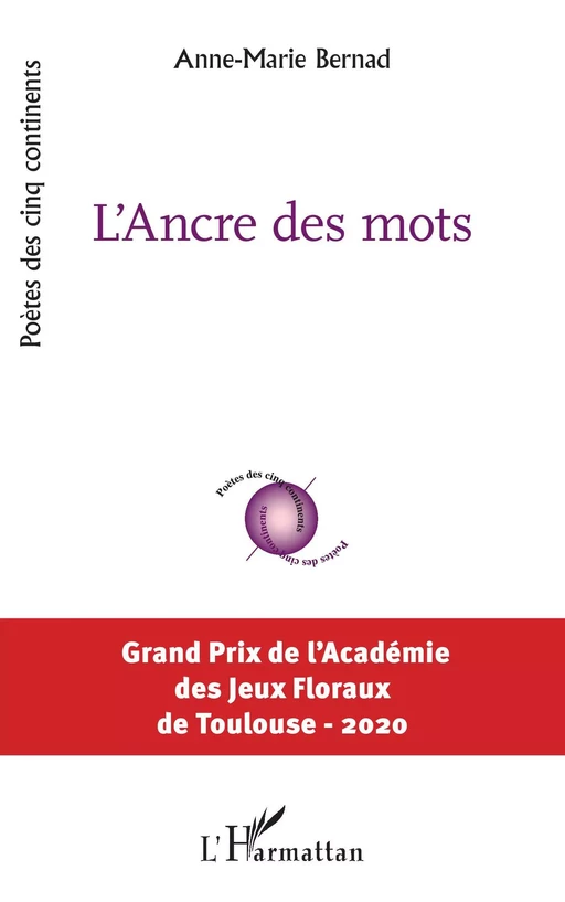 L'Ancre des mots - Anne-Marie Bernad - Editions L'Harmattan