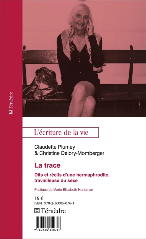 La trace - Claudette Plumey, Christine Delory Momberger - Editions L'Harmattan