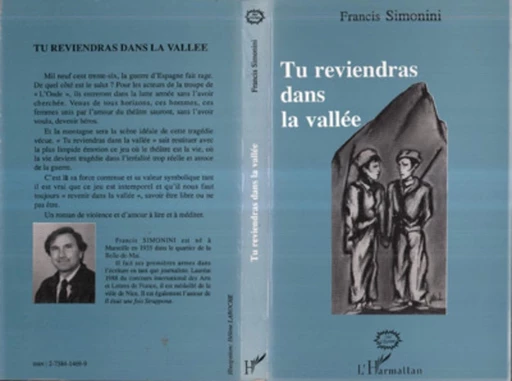 Tu reviendras dans la vallée - Francis Simonini - Editions L'Harmattan