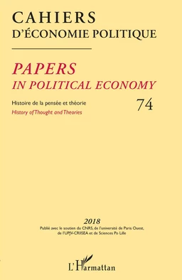 Cahiers d'économie politique 74