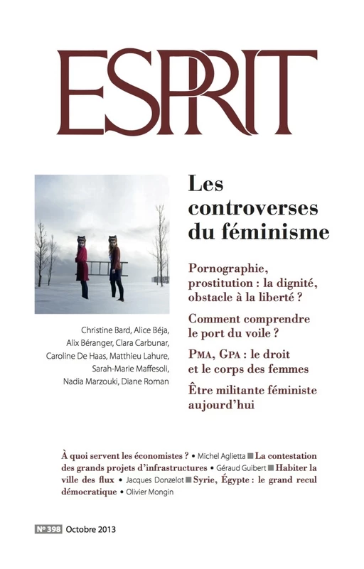 Esprit octobre 2013 - Les controverses du féminisme -  Collectif - Revue Esprit