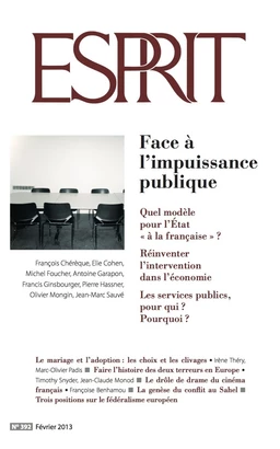 Esprit février 2013 - Face à l'impuissance publique