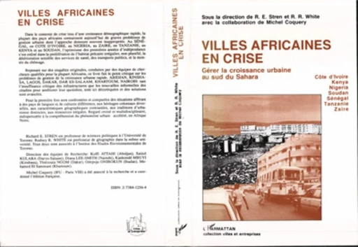 Villes africaines en crise -  - Editions L'Harmattan