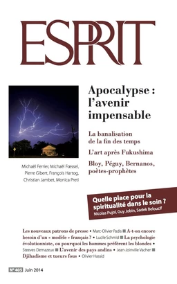 Esprit juin 2014 - Apocalypse : l'avenir impensable