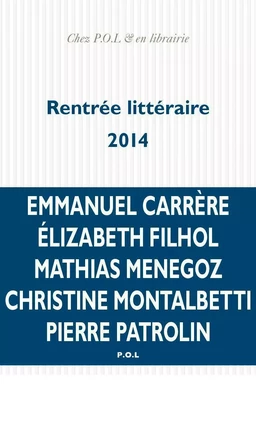 La rentrée littéraire 2014 - extraits