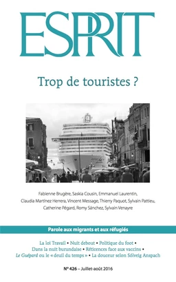 Esprit juillet-août 2016 - Trop de touristes ?