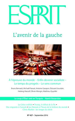 Esprit septembre 2016 - L'avenir de la gauche